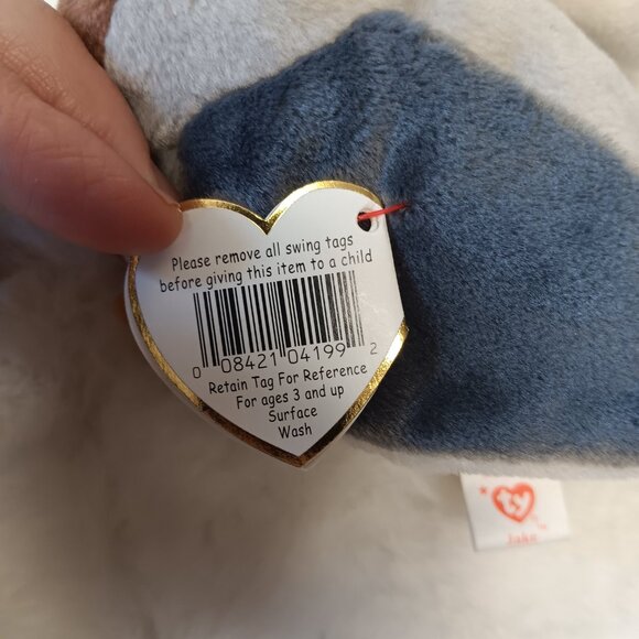 Ty Beanie Baby "Jake" the mallard duck 1997 with tags - Picture 6 of 9